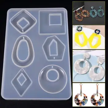 1 Set Crystal Epoxy Resin Mold Earring Pendant Casting Silicone Mould Handmade DIY Crafts Jewelry Making Tool
1 Set Crystal Epoxy Resin Mold Earring Pendant Casting Silicone Mould Handmade DIY Crafts Jewelry Making Tool
