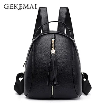 Fashion Tassel Backpack Female Soft Leather School Backpack for Girls Designer Brand Shoulder Bag for Women Leisure Travel Bag
Fashion Tassel Backpack Female Soft Leather School Backpack for Girls Designer Brand Shoulder Bag for Women Leisure Travel Bag