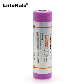 

Liitokala Original 18650 3.7V 3000mAh INR18650-30Q Rechargeable battery Max 20A discharge For E-Cigarette batteries