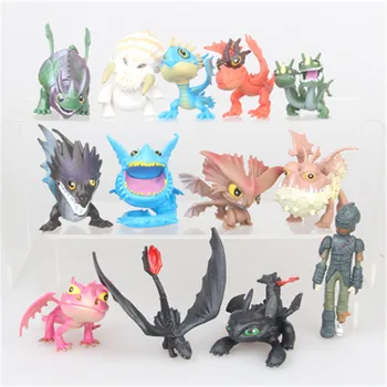 13 / piece 4-7 cm dragon master cartoon character rotatable model doll children handmade toothless dragon model children toys
13 / piece 4-7 cm dragon master cartoon character rotatable model doll children handmade toothless dragon model children toys