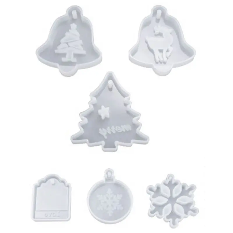 6Pcs/Set Resin Crystal Epoxy Mold Christmas Tree Elk Pendant Casting Silicone Mould DIY Crafts Decoration Making Tool
6Pcs/Set Resin Crystal Epoxy Mold Christmas Tree Elk Pendant Casting Silicone Mould DIY Crafts Decoration Making Tool