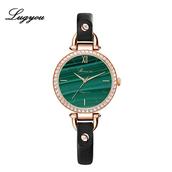 Lugyou Rossini Fashion Chic Quartz Women Watch Diamonds Ins Lady Wristwatch Rose Gold Mabel Dial Leather Strap Waterproof Gift
Lugyou Rossini Fashion Chic Quartz Women Watch Diamonds Ins Lady Wristwatch Rose Gold Mabel Dial Leather Strap Waterproof Gift
