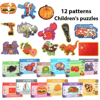 LeadingStar Children's Wooden Puzzle Baby Early Educational Toys Cartoon Animal Traffic Wood Jigsaw Puzzles
LeadingStar Children's Wooden Puzzle Baby Early Educational Toys Cartoon Animal Traffic Wood Jigsaw Puzzles