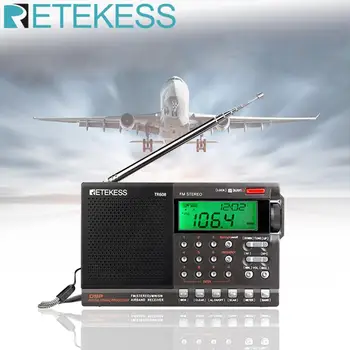 Retekess TR608 FM / MW/ SW / Air Multi Band Radio Portable Digital Radio Speaker with LCD Display with Clock Alarm Sleep timer
Retekess TR608 FM / MW/ SW / Air Multi Band Radio Portable Digital Radio Speaker with LCD Display with Clock Alarm Sleep timer