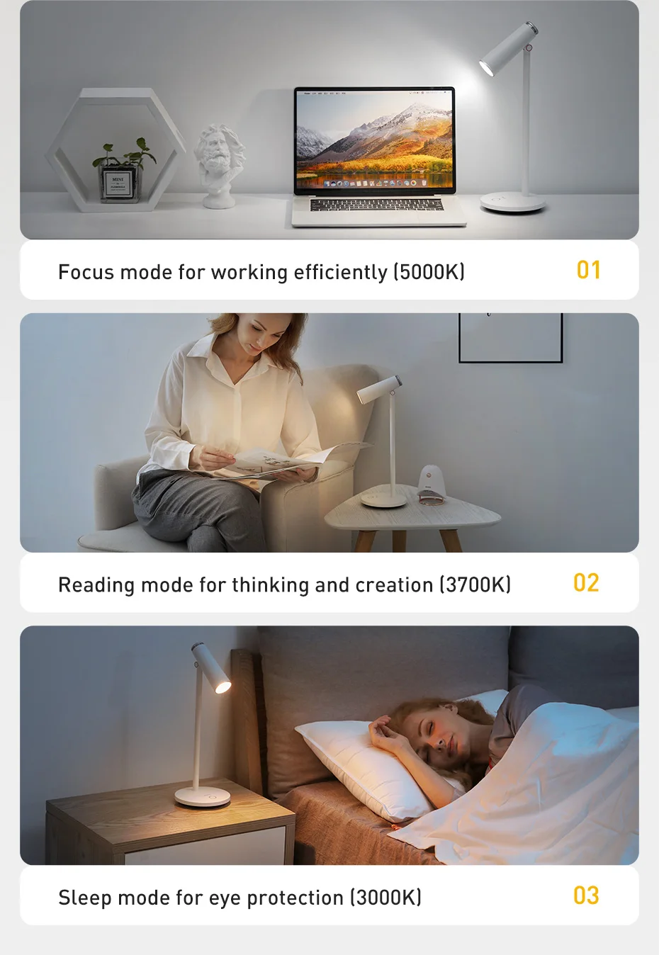 Baseus I-Wok Spotlight Office Desk Lamp - Buyerhub Pakistan