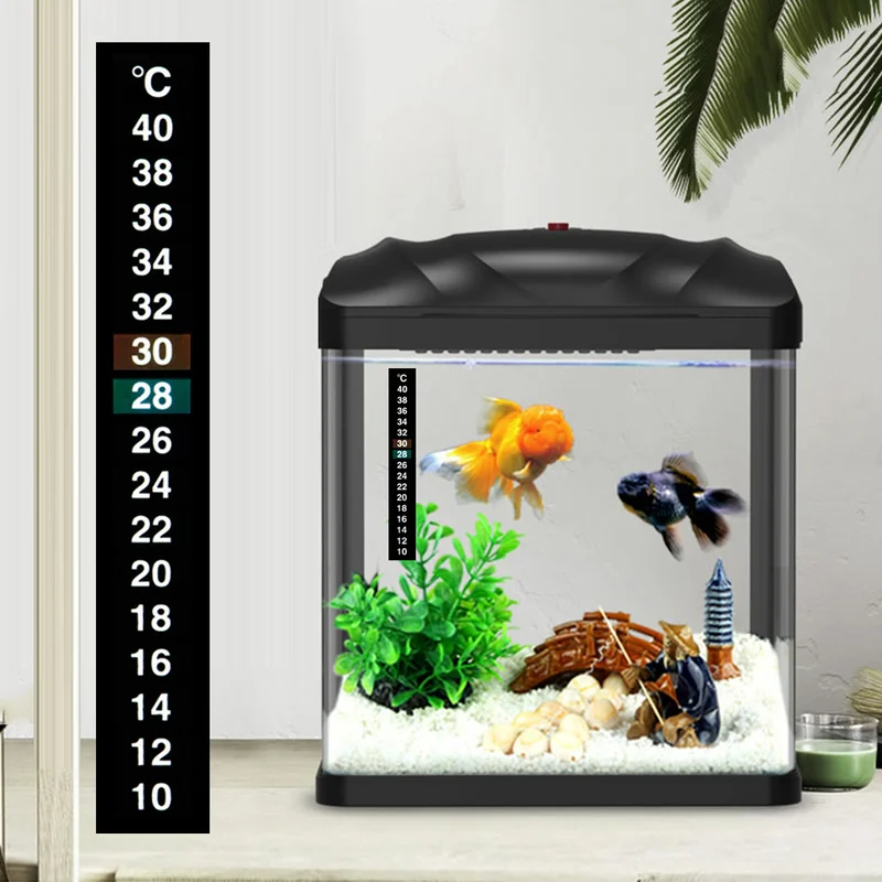 Digital Dual Scale Stick-on High Quality Durable Aquarium Fish Tank Thermometer Safe Temperature Sticker Aquarium Accessories
Digital Dual Scale Stick-on High Quality Durable Aquarium Fish Tank Thermometer Safe Temperature Sticker Aquarium Accessories