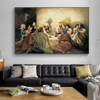 Classical Jesus In The Last Dinner Canvas Art Painting Posters and Prints Wall Art Abstract Painting for Living Room Home Decor
Classical Jesus In The Last Dinner Canvas Art Painting Posters and Prints Wall Art Abstract Painting for Living Room Home Decor