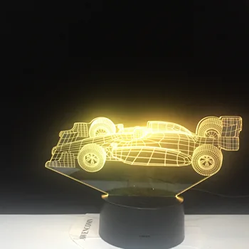 F1 Racing Car 3D LED Lamp Cute Gift for Infant Nightlight Multi-color with Remote for Indoor Decorative Led Night Lamp Dropship
F1 Racing Car 3D LED Lamp Cute Gift for Infant Nightlight Multi-color with Remote for Indoor Decorative Led Night Lamp Dropship