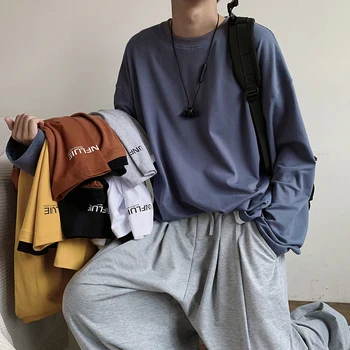 2019 Spring And Autumn New Youth Men's Cuff Letters Solid Color Fake Two-piece Bottoming Six-color Long-sleeved T-shirt S-XL
2019 Spring And Autumn New Youth Men's Cuff Letters Solid Color Fake Two-piece Bottoming Six-color Long-sleeved T-shirt S-XL