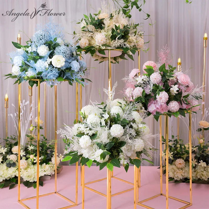 Gold-plated wrought iron geometric frame artificial flower shelf Metal Acrylic sheet DIY wedding props backdrop decor road lead
Gold-plated wrought iron geometric frame artificial flower shelf Metal Acrylic sheet DIY wedding props backdrop decor road lead