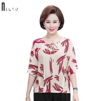 ASLTW Chiffon Blouse Summer Half Sleeve Women's Shirt New Plus Size Print Hand Elegant Top Thin Fashion Loose Woman Blouse 
ASLTW Chiffon Blouse Summer Half Sleeve Women's Shirt New Plus Size Print Hand Elegant Top Thin Fashion Loose Woman Blouse