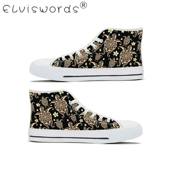 ELVISWORDS Men Vulcanized Shoes Creative Sea Turtle and Elephant Designs Trendy Canvas Lace-Up Sneakers For Teenagers Boys
ELVISWORDS Men Vulcanized Shoes Creative Sea Turtle and Elephant Designs Trendy Canvas Lace-Up Sneakers For Teenagers Boys