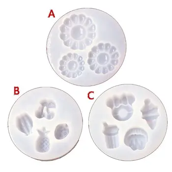 DIY Flower Cherry Fruit Ice Cream Molds Jewelry Making Tools Pineapple Epoxy Resin Casting Silicone Mold Art Craft Tools
DIY Flower Cherry Fruit Ice Cream Molds Jewelry Making Tools Pineapple Epoxy Resin Casting Silicone Mold Art Craft Tools