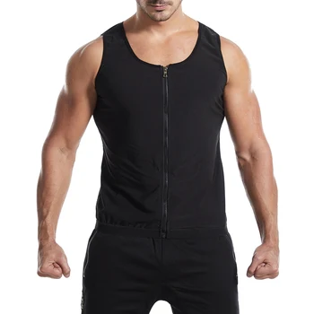 Men Sauna Sweat Vest Gym Black Solid Home Compression With Zipper Weight Loss Slimming Waist Trainer Workout Fitness Body Shaper 
Men Sauna Sweat Vest Gym Black Solid Home Compression With Zipper Weight Loss Slimming Waist Trainer Workout Fitness Body Shaper