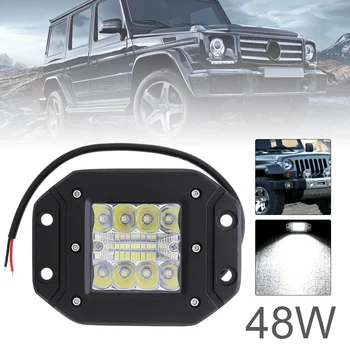 5 Inch 48W Bright Pod Light Off Road Driving Light LED Light Bar Fog Light Square LED Work Light for Jeep ATV UTV SUV Truck Boat 
5 Inch 48W Bright Pod Light Off Road Driving Light LED Light Bar Fog Light Square LED Work Light for Jeep ATV UTV SUV Truck Boat