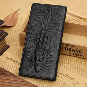 Genuine Leather Men Wallets Coin Pocket Real Men's Leather Short And Long Wallet Crocodile Head Quality Business Purse Cartera
Genuine Leather Men Wallets Coin Pocket Real Men's Leather Short And Long Wallet Crocodile Head Quality Business Purse Cartera