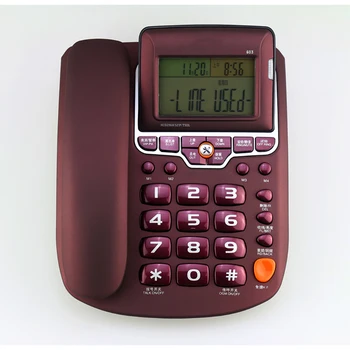 Wired Landline Phone with DTMF/FSK Dual System, Voice Paging, Caller ID, Speakerphone, Call Block, Adjustable Screen for Office
Wired Landline Phone with DTMF/FSK Dual System, Voice Paging, Caller ID, Speakerphone, Call Block, Adjustable Screen for Office