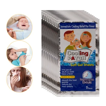 10pcs/lot New Lower Temperature Medical Cooling Patches Baby Fever Down Plaster Migraine Headache Pad Ice Gel Polymer Hydrogel
10pcs/lot New Lower Temperature Medical Cooling Patches Baby Fever Down Plaster Migraine Headache Pad Ice Gel Polymer Hydrogel