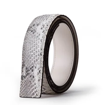 Authentic Exotic Real Python Leather Men's Waist Strap Fancy Man Chic Belts without Buckle Genuine Natural Snakeskin Male Belts
Authentic Exotic Real Python Leather Men's Waist Strap Fancy Man Chic Belts without Buckle Genuine Natural Snakeskin Male Belts