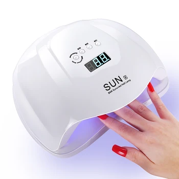 SUNX 54W Nail Dryer UV LED Nail Lamp Gel Polish Curing Lamp with Bottom 30s/60s Timer LCD Display Lamp for Nail Dryer
SUNX 54W Nail Dryer UV LED Nail Lamp Gel Polish Curing Lamp with Bottom 30s/60s Timer LCD Display Lamp for Nail Dryer