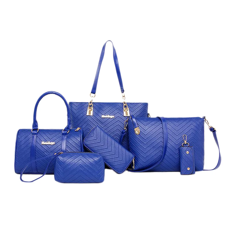 Embossed Lozenge Six Pieces Set Single-Shoulder Bag for Women Handbag Different Size Bags Fashion Shoulder Bag
Embossed Lozenge Six Pieces Set Single-Shoulder Bag for Women Handbag Different Size Bags Fashion Shoulder Bag