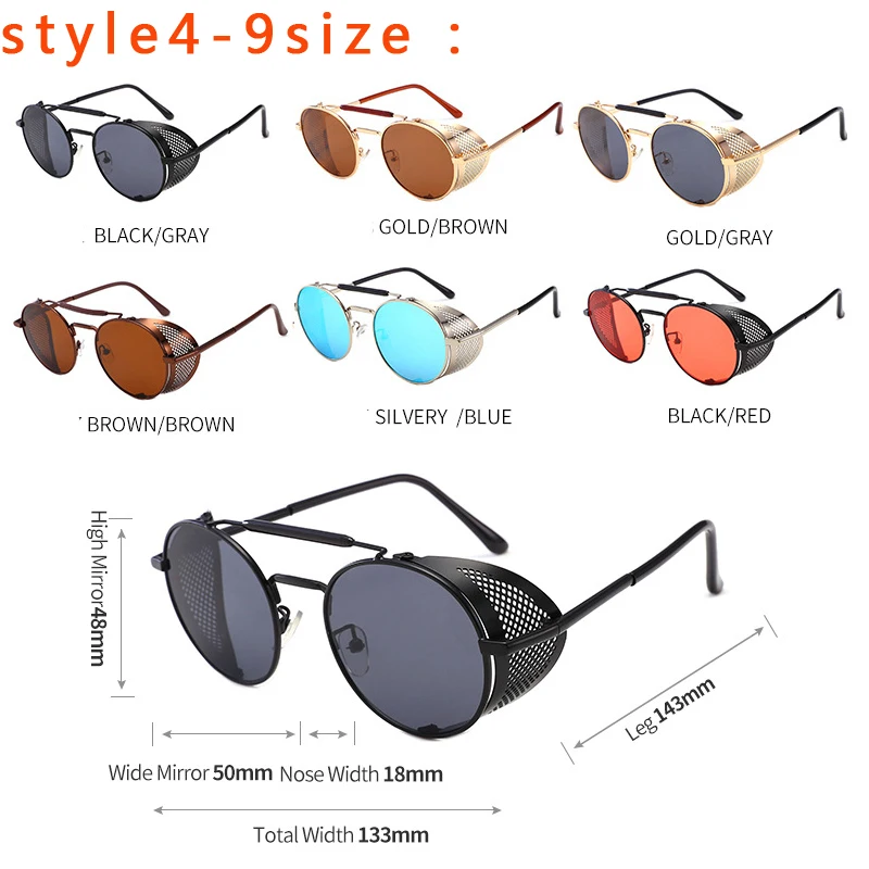 12style Good Omens Devil Crowley David Tennant Sunglasses Cosplay Props