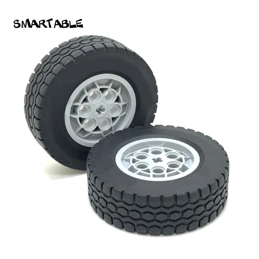 Smartable Technic Ev3 MOC 62.4x20mm Wheel Rims Tyre Parts Building Block Toy For Cars Compatible Technic 32019+86652 4pcs/set
Smartable Technic Ev3 MOC 62.4x20mm Wheel Rims Tyre Parts Building Block Toy For Cars Compatible Technic 32019+86652 4pcs/set