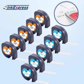 10PK 18769 18773 Label For Dymo LetraTag Fabric Iron On Label Tape 18771 18768 For Dymo LetraTag LT-100H LT-100T Label Maker 
10PK 18769 18773 Label For Dymo LetraTag Fabric Iron On Label Tape 18771 18768 For Dymo LetraTag LT-100H LT-100T Label Maker