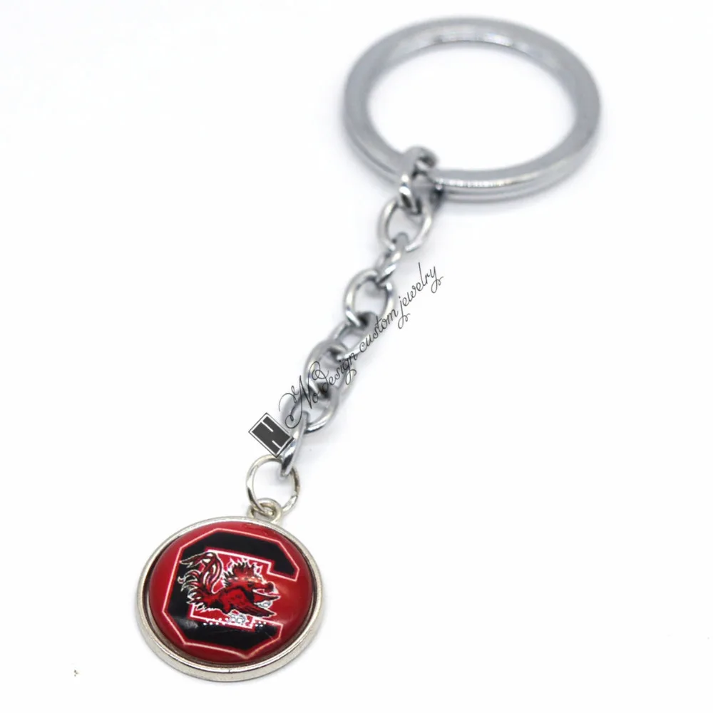 2019 Football Jewelry Keychain NCAA South Carolina Gamecocks Charms /18mm Snap Button Charms Car Keyring for Women Men Gift
2019 Football Jewelry Keychain NCAA South Carolina Gamecocks Charms /18mm Snap Button Charms Car Keyring for Women Men Gift