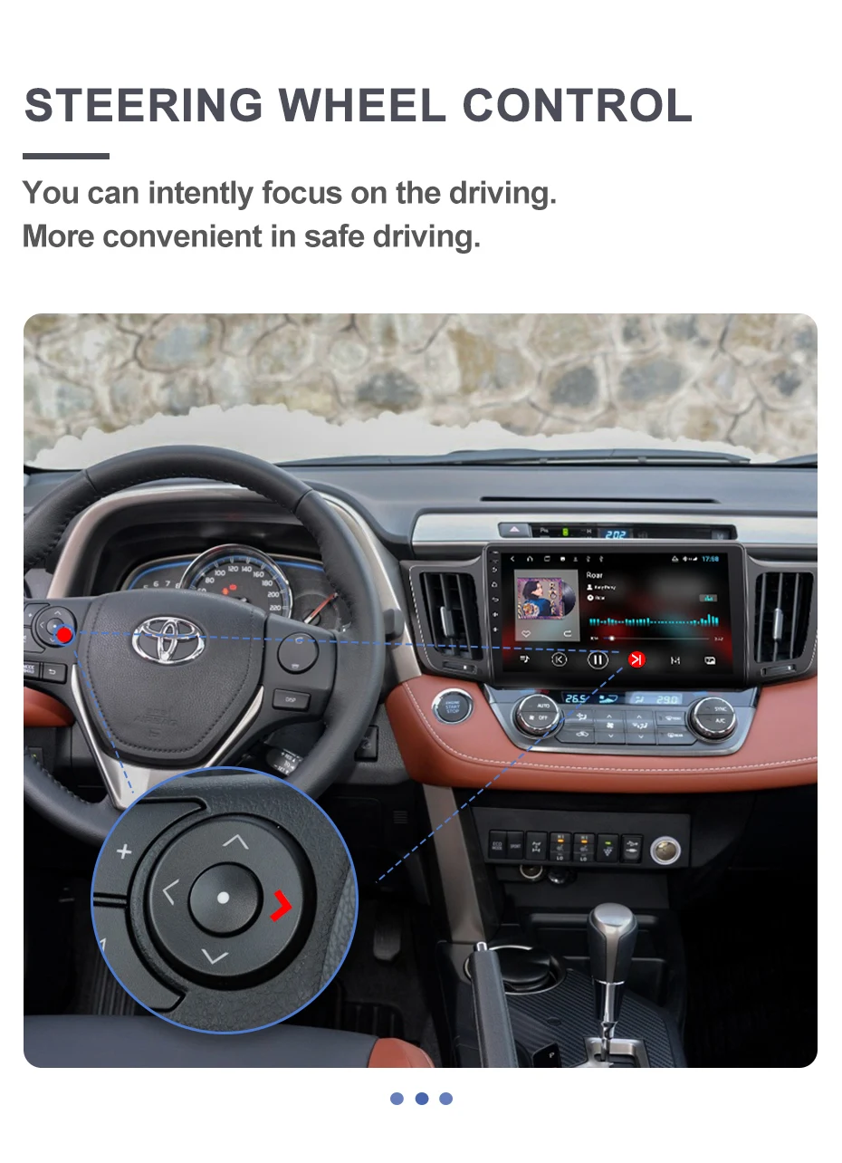 Excellent Isudar H53 4G Android 1 Din Auto Radio For Toyota/RAV4 RAV 4 2013- Car Multimedia 8 Core RAM 4GB ROM 64GB GPS DVR Camera IPS FM 21