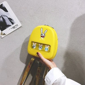 Cute Graffiti Clear Bookbags Women Schoolbags For Girls Small Cartoon Rabbit Chick School Travel Backpaks Women Pu Back Pack New
Cute Graffiti Clear Bookbags Women Schoolbags For Girls Small Cartoon Rabbit Chick School Travel Backpaks Women Pu Back Pack New