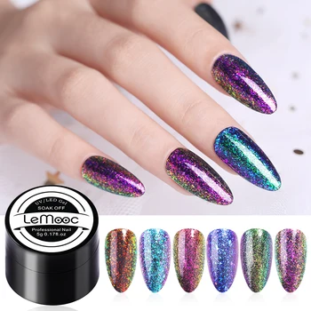 LEMOOC Platinum Gel Nail Polish Glitter Shining Gel Nails Art Gel For Top Base Coat Hybrid Varnishes
LEMOOC Platinum Gel Nail Polish Glitter Shining Gel Nails Art Gel For Top Base Coat Hybrid Varnishes