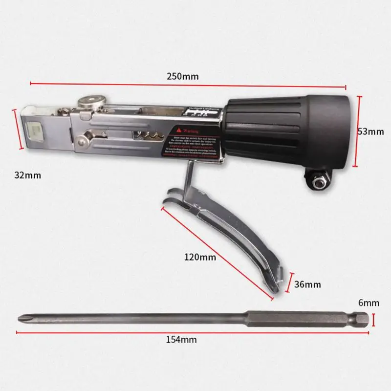Automatic Electric Woodworking Tool Screwdriver Chain Nail Adapter Power Drill Q1JB
Automatic Electric Woodworking Tool Screwdriver Chain Nail Adapter Power Drill Q1JB