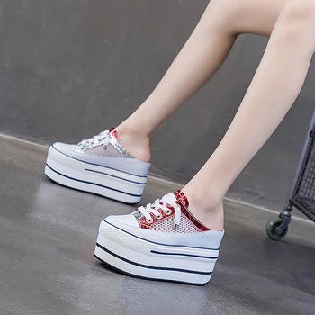 Genuine Leather High Heels Platform Shoes for Women Wedges Slipper Comfortable Shoes Women Leather Sneakers Women Shoes Casual 
Genuine Leather High Heels Platform Shoes for Women Wedges Slipper Comfortable Shoes Women Leather Sneakers Women Shoes Casual