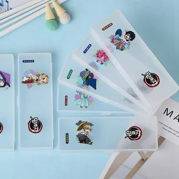 Anime Demon Slayer: Kimetsu No Yaiba Transparent Pencil Case Pencil Box Plastic Storage Box Learning Stationery Office Supplies
Anime Demon Slayer: Kimetsu No Yaiba Transparent Pencil Case Pencil Box Plastic Storage Box Learning Stationery Office Supplies