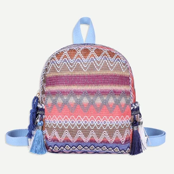 Travel Vacation Tassel Backpack Ethnic Women Knapsack Ladies Casual Bagpack for Children Outdoor School Accessories
Travel Vacation Tassel Backpack Ethnic Women Knapsack Ladies Casual Bagpack for Children Outdoor School Accessories