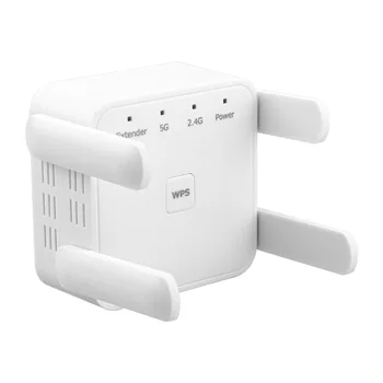 AC1200Mbps WIFI Repeater Router AP Gigabit RJ-45 2,4GHz/5.0GHz Extender UK WiFi Range Extender-Extend WiFi coverage
AC1200Mbps WIFI Repeater Router AP Gigabit RJ-45 2,4GHz/5.0GHz Extender UK WiFi Range Extender-Extend WiFi coverage