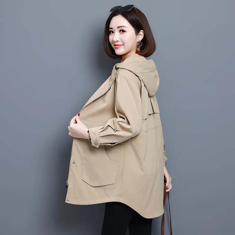 Coat Women's 2019 Autumn Clothing New Style Korean-style Loose And Plus-sized WOMEN'S Dress Short-height Spring And Autumn Casua
Coat Women's 2019 Autumn Clothing New Style Korean-style Loose And Plus-sized WOMEN'S Dress Short-height Spring And Autumn Casua