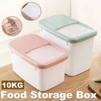 10KG Food Storage Box PP Plastic Rice Container Sliding Cover Sealed Can Case Fresh-Keeping for Multigrain Noodle Cat Dog Food
10KG Food Storage Box PP Plastic Rice Container Sliding Cover Sealed Can Case Fresh-Keeping for Multigrain Noodle Cat Dog Food