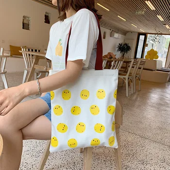 2019 new Chaohan version of 100 duckling large capacity canvas bag fashion single shoulder woman bag
2019 new Chaohan version of 100 duckling large capacity canvas bag fashion single shoulder woman bag