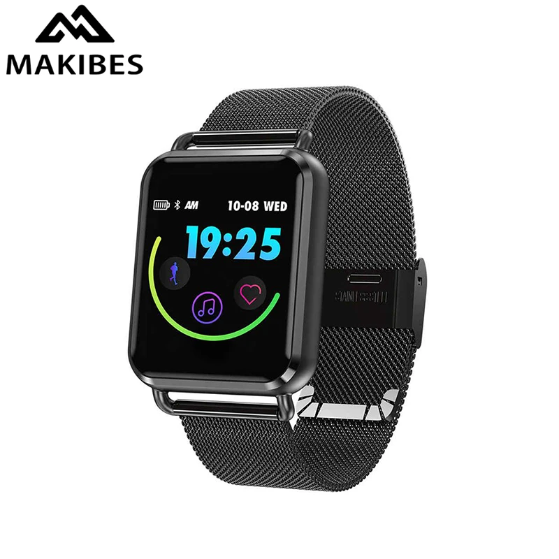 Makibes C5 Smartwatch for Men 1.3-inch Color Touchscreen Blood Pressure Heart Rate Monitor IP67 Water Resistant Stainless Strap
Makibes C5 Smartwatch for Men 1.3-inch Color Touchscreen Blood Pressure Heart Rate Monitor IP67 Water Resistant Stainless Strap