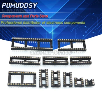 10PCS Round Hole IC socket 6P 8P 14P 16P 18P 20P 24P 28P 40P pins IC Connector DIP 6 8 14 16 18 20 24 28 40 pin IC Sockets
10PCS Round Hole IC socket 6P 8P 14P 16P 18P 20P 24P 28P 40P pins IC Connector DIP 6 8 14 16 18 20 24 28 40 pin IC Sockets
