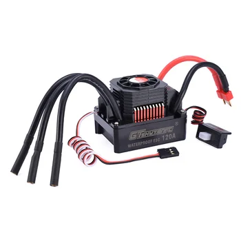 GTSKYTENRC Waterproof 120A ESC Metal 120A ESC Electric Speed Controller for RC 1/8 RC Car 4076 4068 Brushless Motor
GTSKYTENRC Waterproof 120A ESC Metal 120A ESC Electric Speed Controller for RC 1/8 RC Car 4076 4068 Brushless Motor