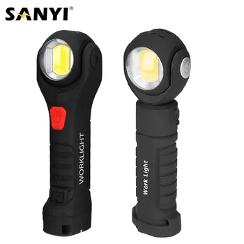 7 Modes COB LED Flashlight Dual Heads Magnetic Working Light Torch USB Charging Inspection Lamp For Outdoor Camping Car Repair
7 Modes COB LED Flashlight Dual Heads Magnetic Working Light Torch USB Charging Inspection Lamp For Outdoor Camping Car Repair