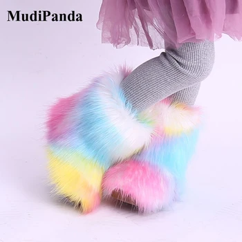 MudiPanda Children Snow Boots Winter New Toddler Girl Boots Fashion Colorful Fur Kids Ankle Boots Plus Velvet Warm Shoes Women
MudiPanda Children Snow Boots Winter New Toddler Girl Boots Fashion Colorful Fur Kids Ankle Boots Plus Velvet Warm Shoes Women
