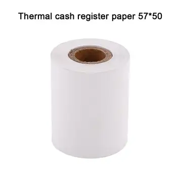 Thermal Paper Durable Universal 57*50 16m Cashier Pos Machine Printing Paper Single Layer Cash Register Printer Receipt Paper
Thermal Paper Durable Universal 57*50 16m Cashier Pos Machine Printing Paper Single Layer Cash Register Printer Receipt Paper