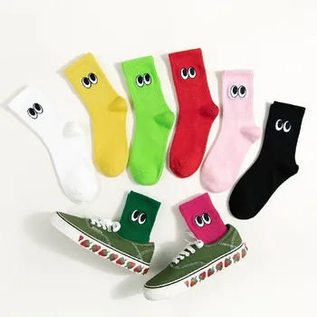 Eyes socks female socks cotton Japanese Korean student socks embroidery tube socks fluorescent socks sports socks
Eyes socks female socks cotton Japanese Korean student socks embroidery tube socks fluorescent socks sports socks