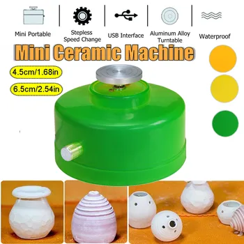 12V Ceramic Art Production Mini Clay Making Pottery Machine 1500Rpm Craft Kits USB Electric Pottery Wheel DIY Tool
12V Ceramic Art Production Mini Clay Making Pottery Machine 1500Rpm Craft Kits USB Electric Pottery Wheel DIY Tool