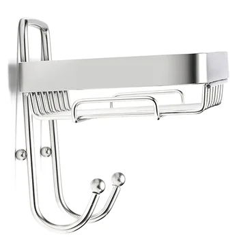 Shower Drainage Adhesive Home Kitchen Stainless Steel Wall Mounted Sponge Holder Soap Dish With Hook Hotel For Bathroom
Shower Drainage Adhesive Home Kitchen Stainless Steel Wall Mounted Sponge Holder Soap Dish With Hook Hotel For Bathroom