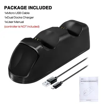 Fast Charging Dock Dual Controllers Charger Station Gamepad Stand Holder Base for PlayStation 4 PS4/Pro/Slim
Fast Charging Dock Dual Controllers Charger Station Gamepad Stand Holder Base for PlayStation 4 PS4/Pro/Slim